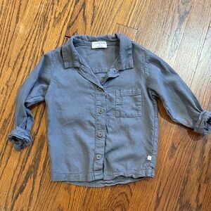 1+ in the family baby boy button down 18m